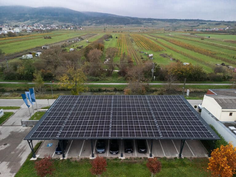 klinger holding 1001 roofs photovoltaic initiative carport