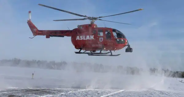 econosto oy supports lapland rescue helicopter aslak
