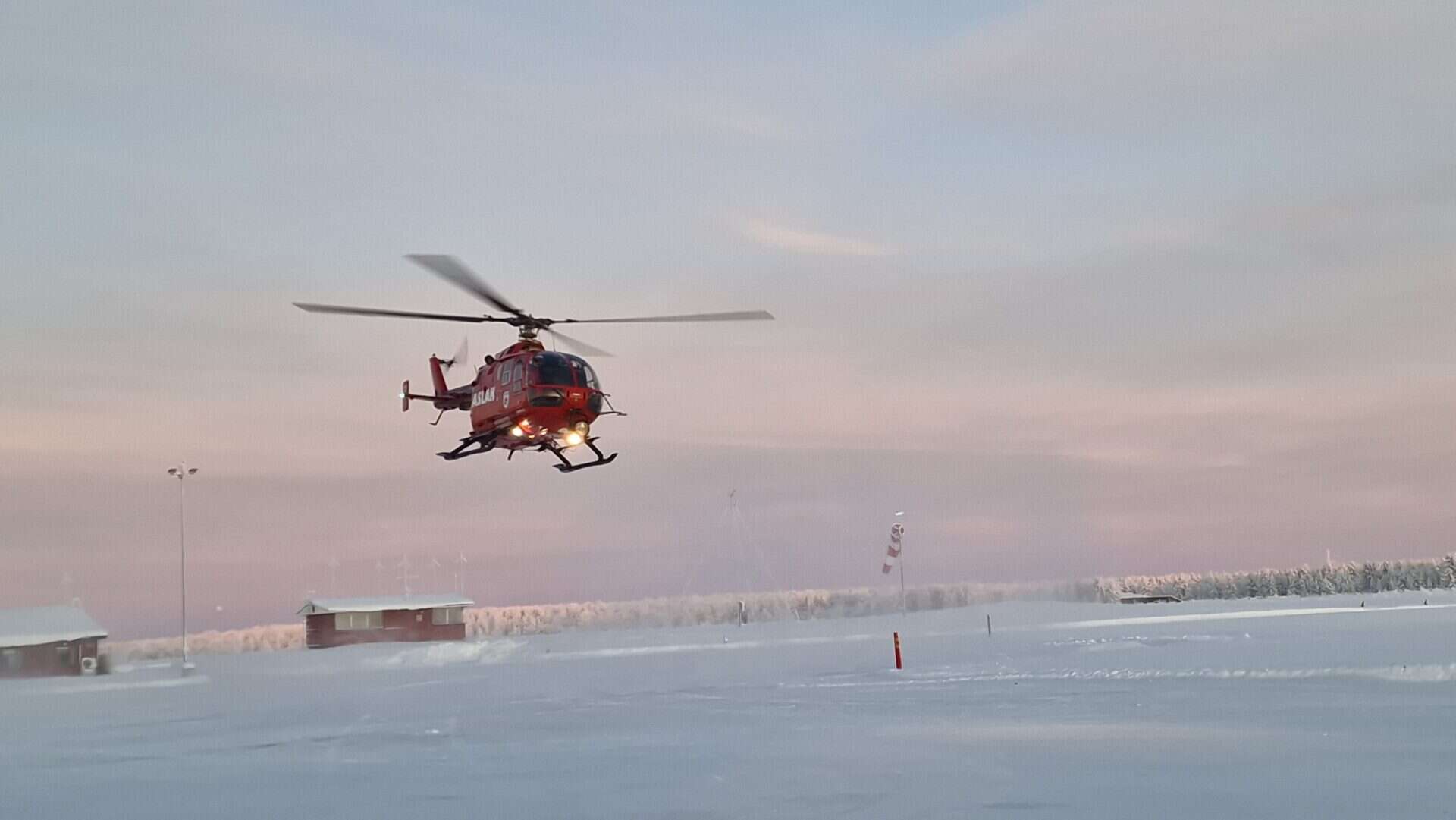 econosto oy supports lapland rescue helicopter aslak remote areas