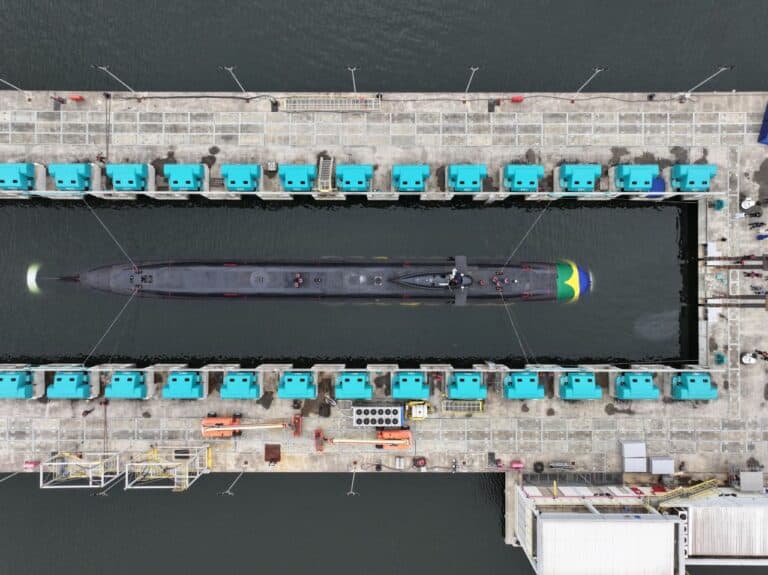 klinger brazil securing coastline submarine inauguration