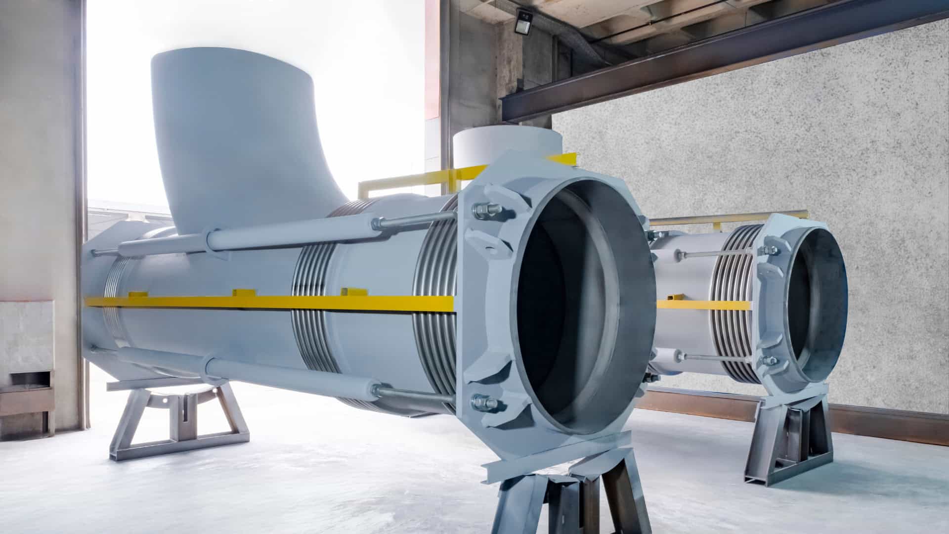 klinger turkey district heating chp dradenau hamburg pressure expansion joint