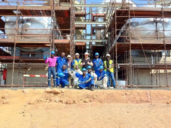 klinger zambia thermal insulation kansanshi oxygen plant celebrating